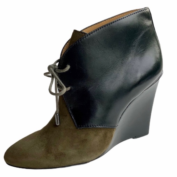COACH Mercy wedge ankle boots. SZ 7.5. - Picture 1 of 13